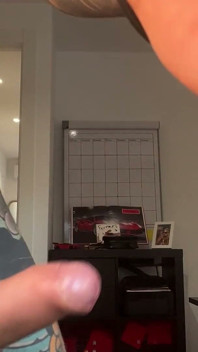 Tattooed Boss Masturbates in the Office