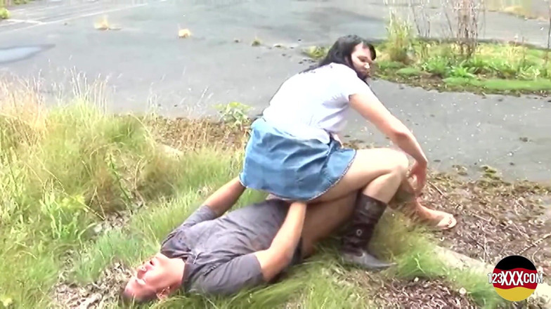 123XXX - Fucked Amateurs in Germany!: Naughty Slut Gets Fucked and Facialzed Outdoors