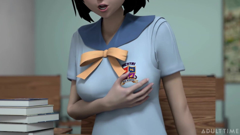 Hentai Sex School: Hentai sex college episode 2 - big titty hentai milf begs for...