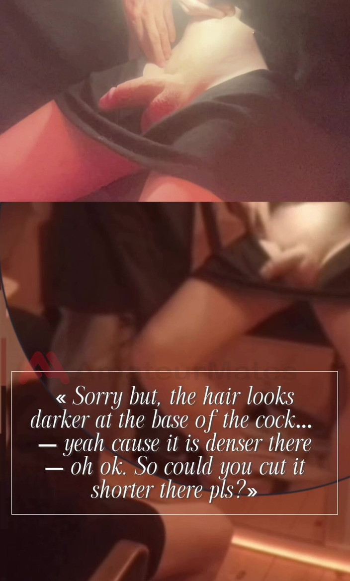 AmateurBoysPissing: A Barbearia Íntima: Serviço Inesperado Do Cliente Hetero - Versão Completa