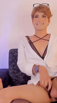 Femboy Ken Submissive Solo and Rebounds Like Real Slut