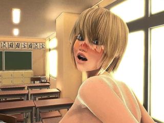 Gameslooper Sex Futanation: Возвращение в класс, часть 1 - Анимация Фута