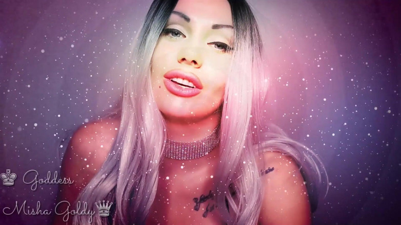 Goddess Misha Goldy: AsMR ipnotizzante! Per favore un uomo! Per favore un cazzo...