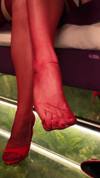Fais coquins mes bas rouges