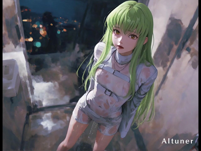 AItuner: 녹색 머리, 흰색 셔츠 - 그리고 그녀가 마침내 석방되는 밤.