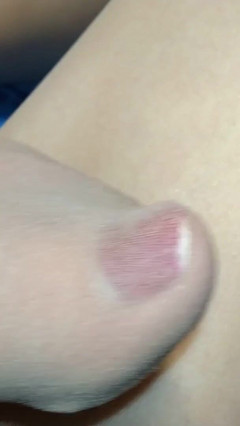 Giving Myself a Pantyhose Foot Job