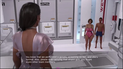 Futanari Universe - Part 1 - Vespera and Coki Had a Fight - Johannes Touched Vespera and She Cum