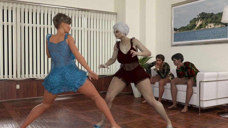 Mature Catfights and Sexfights: Misstress Elains klub walki seksualnej