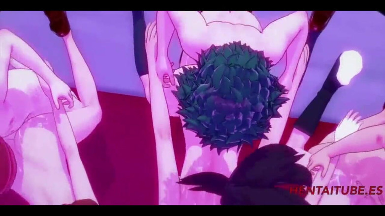 Yaoitube: Kompilasi Boku No Hero Hentai. Uraraka, Momo, Tsuyu, Jiro...