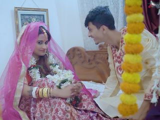 Desi Bold Movies: hårdhänt sex fullt kul med pojkvän framför mannen på bröllopsnatten