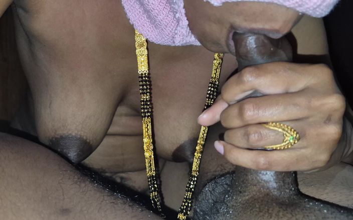 Desi telugu couple: 印度 bhabi 泄露了她丈夫的自拍性爱视频