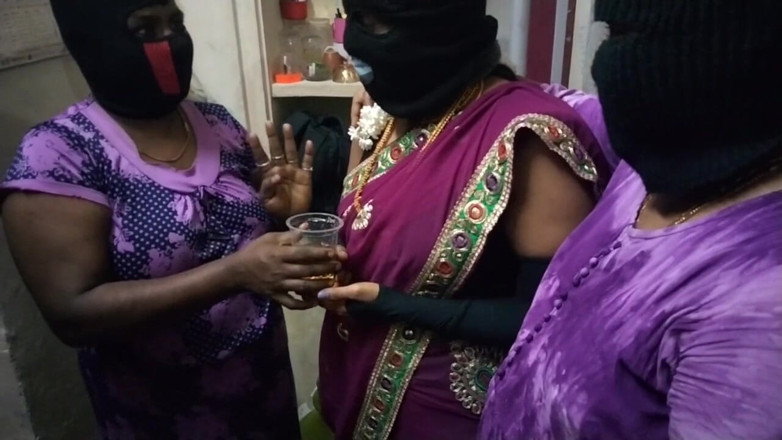 Benita sweety: Casal tamil na primeira noite
