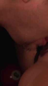 Nothing Excites the Kinky Brunette More Than Being Filmed Getting Pounded on the Pool Table