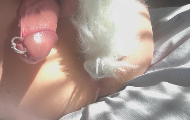 Vovxxx: Vkládání anální kolíku do ocasní kolíky a hraní s mojí...