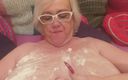 PureVicky66: BBW German Granny Rubs Herself with Cream and Wants to...