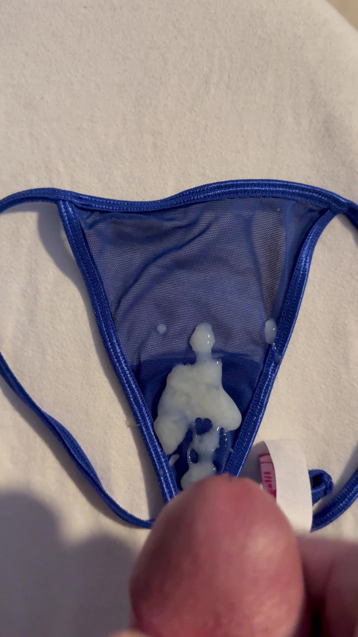 CumDaily: Cum on Wife’s Panties 21