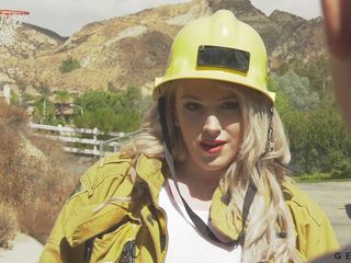 GenderX: GenderXFilms - Hot firefighting trans Aspen Brooks tittyfucked