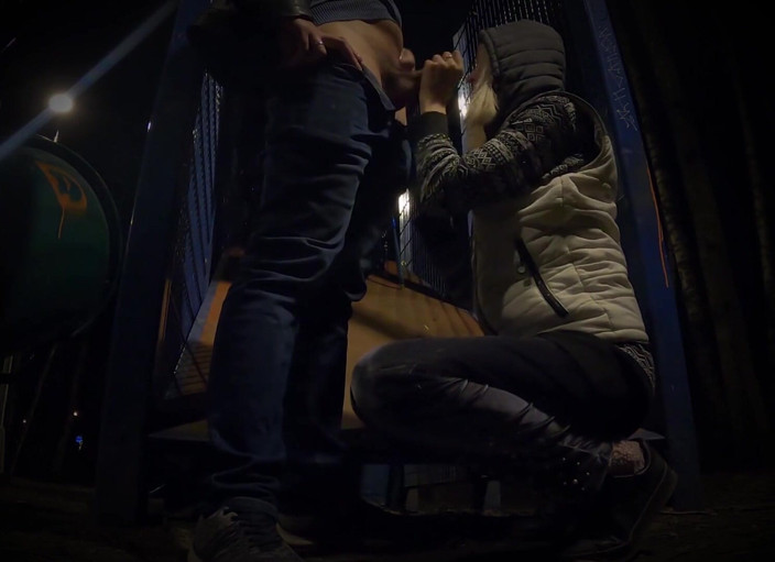 MkGes: A blonde found on the street was fucked after a...