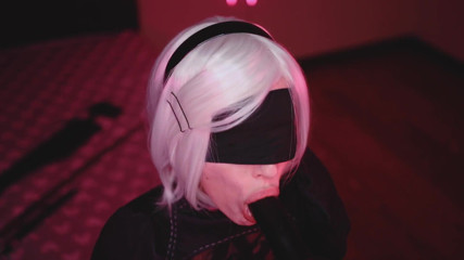 Mysweetalice: BBC Nier Automata cosplay BBC sex oralny Mysweetalice aka Mykinkydope