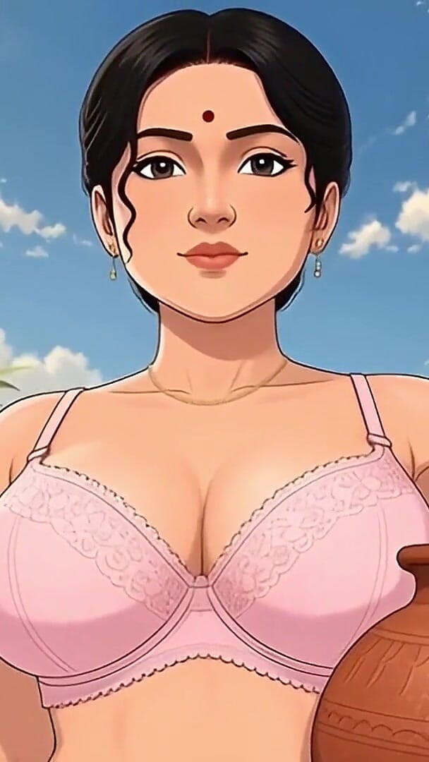 KAMINI BHABI STORY: Hintli desi Asyalı yenge ka khet - açık havada orta yaşlı...