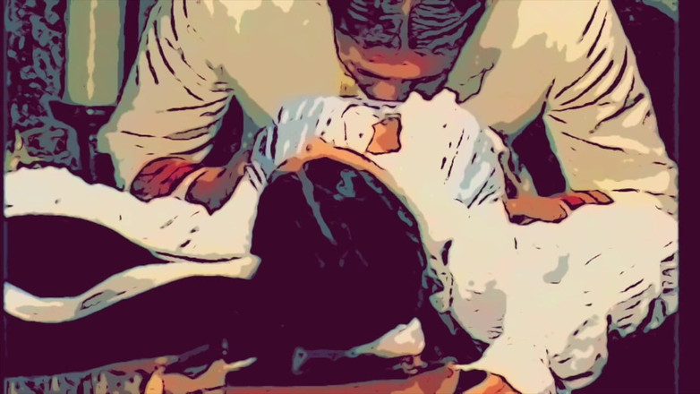 Classic porn cartoon: Старый Добрый Трах: Скромная Горничная И Очаровательный Генерал