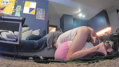 KIARA: キアラ、ディルドを2つアナルに入れて