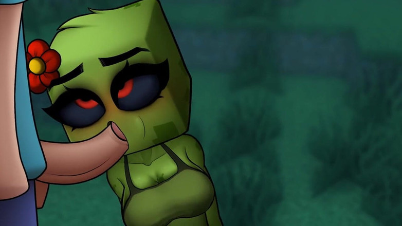 LoveSkySan69Real: Minecraft hentai horny craft - bagian 8 - blowjob creeper oleh loveskysan69