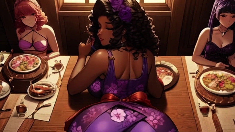 Spicy Toons: मेरी महिला ड्रेस पहनकर मेरी गोद में बैठी थी इसलिए मैं थैंक्सगिंग पर सबके सामने अपना लंड उसके अंदर चूसती हूं