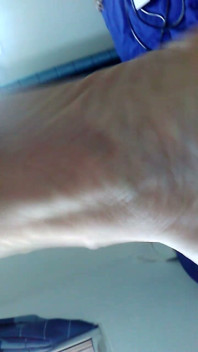 Teacher Show Her Soles to New Student on Video!