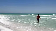 Refreshing Beach Skinny Dip