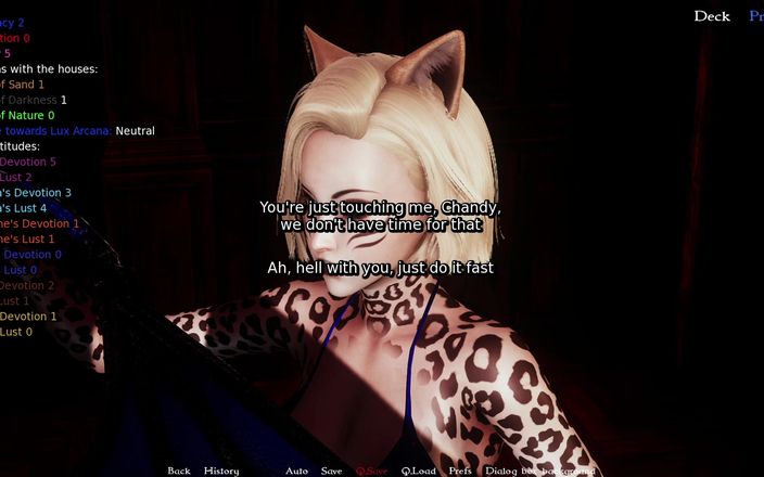 PixelAftDark: Cat Girl laddar upp magi genom att gnugga hennes bröst över...