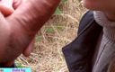 Stella fog: Risky Blowjob in the Park by the Road. Outdoor Blowjob