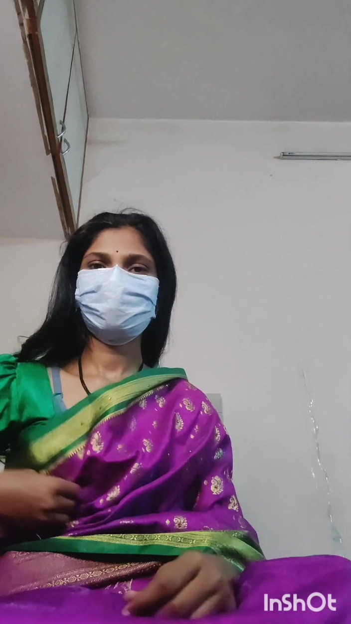 Desishycouple: Desi Bhabhi Shivani Napalona w Pink Sari.