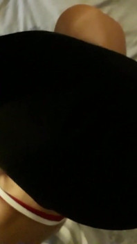Bound and Blindfolded MILF Sucks Cock POV