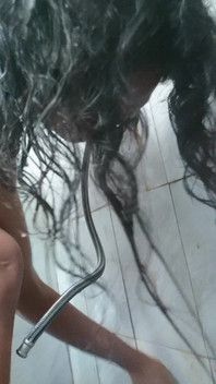 Caught Maid Naked Whilst Cleaning the Washroom