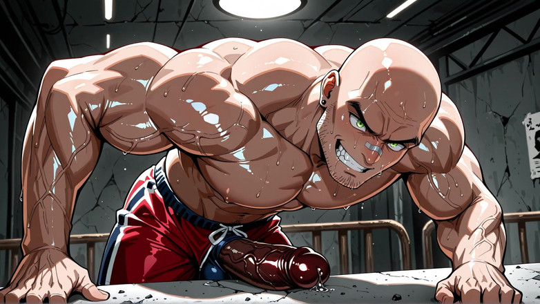 Erotic Man: Ai anime-stijl grote lul mannen