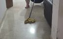 CoolMarina: Coolmarina. Fat Mature Woman Eagerly Fucks the Mop Stick