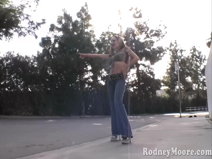 Rodney Moore: 90s Hitchhiker Gets a Huge Facial and a Ride!