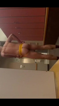 Parading in My Jock at the Gym!