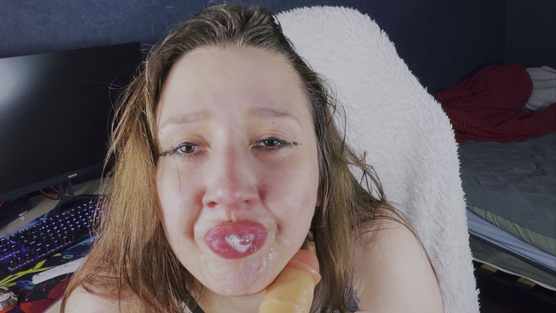 JessLux: Хардкорний глибокий заглот, хардкорний мінет