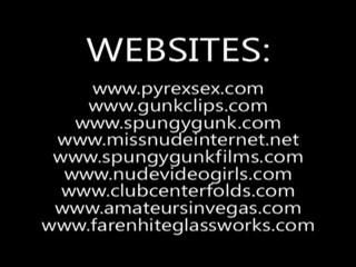 Spungy Gunk Films: Natasha - 핑크 그린-블루 글래스 딜도