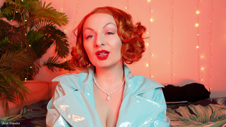 Arya Grander: Lipstick process: ASMR sfw video (Arya Grander) red lips and braces