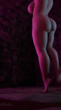La gordita Mei queda atrapada en un goo/látex webb