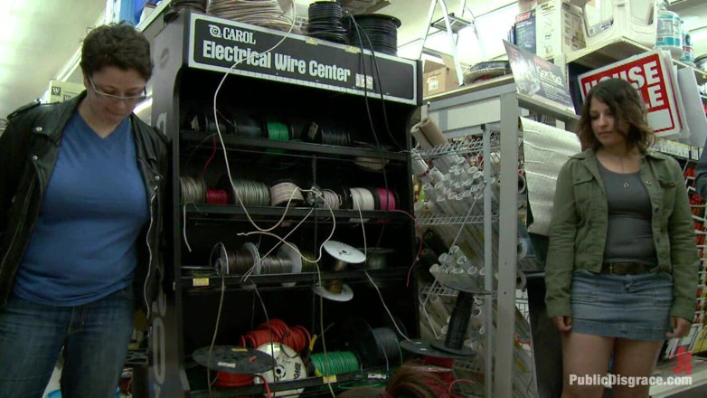 Public Disgrace by Kink: 20 Year Old Slut Gets Used in a Hardware Store
