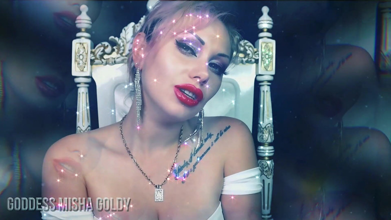 Goddess Misha Goldy: Power of my domination! Even at a big distance, you...