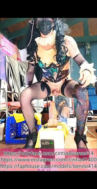 Sweet Trap Is Fucking Himself with a Dildo and Cumming (sissy Orgasm)