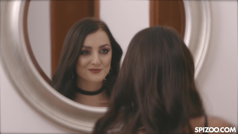 Spizoo: Hot brunette Katy Rose gets a mouth full of cum