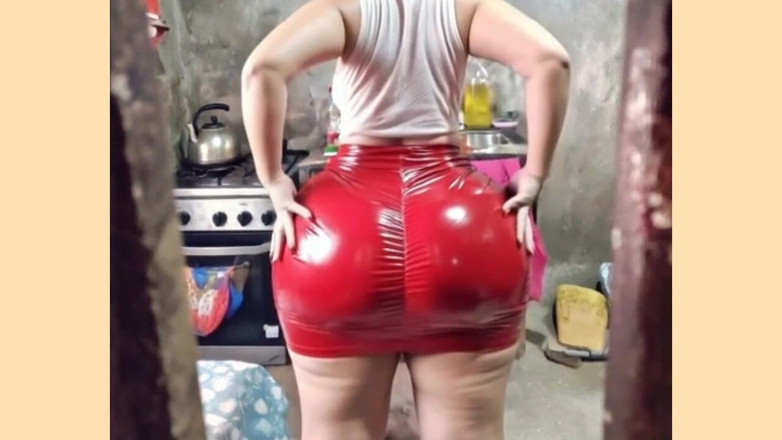 Xprohibidox1: Big Ass Wiggling It with Red Skirt