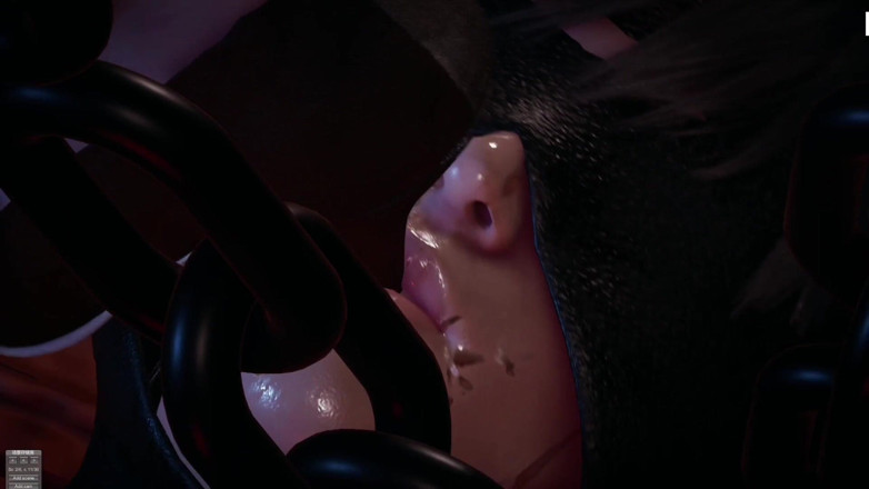 Asdfghjl2025: B016 slav knullas framifrån till baksidan av en dildo