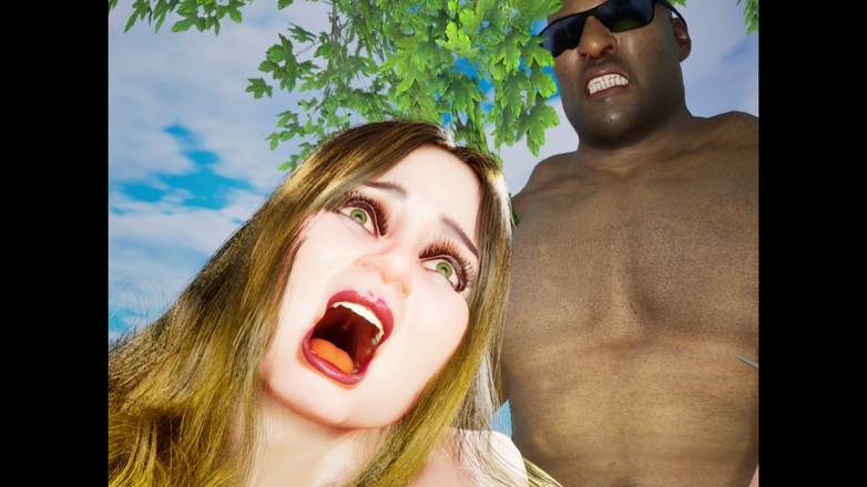 denisporco animation: Midget bertetek besar dan lelaki gergasi eboni